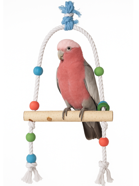 Parrot Planet Prirozene - Březová Houpačka pro střední papoušky od parrotPlanet.cz