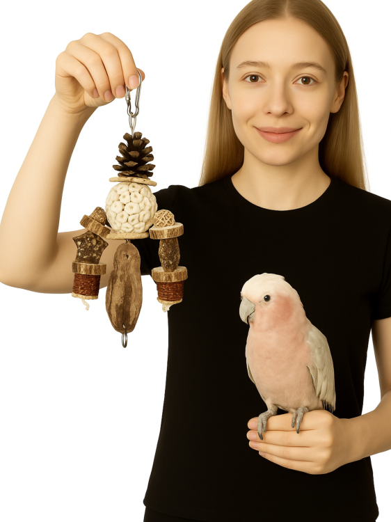 Sola Panáček – hračka pro všechny papoušky od ParrotPlanet.cz