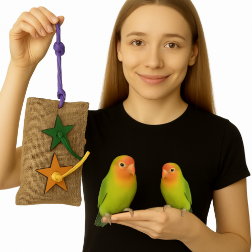Surprise Bag – hračka pro střední a velké papoušky od ParrotPlanet.cz