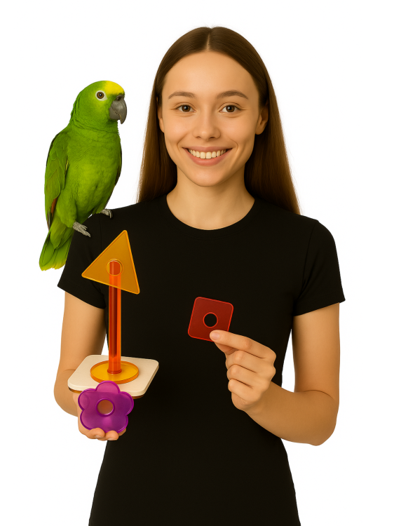 Hračka Alexův trik – logická hračka pro papoušky od ParrotPlanet.cz