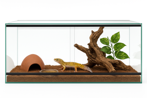 Terárium 100x40x40 cm – pro hady, gekony a agamy | Sklo 4 mm, ventilace nahoře–dole, posuvné dveře od ParrotPlanet.cz
