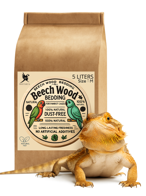 Bukové štěpky velikost M – přírodní, hygienický podklad pro terária plazů 5 kg od ParrotPlanet.cz