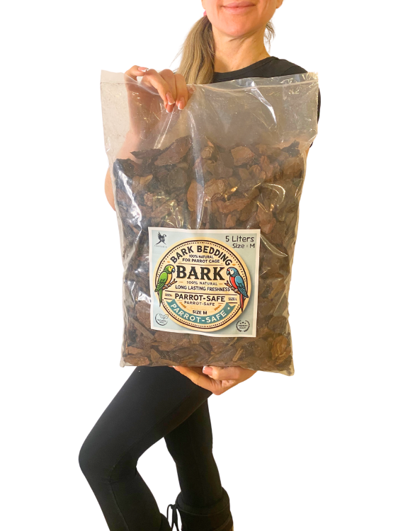 Přírodní kůra, velikost M 5 l – univerzální dekorace a úkryt do terárií pro plazy a obojživelníky od ParrotPlanet.cz