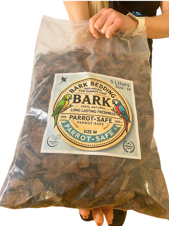 Přírodní kůra, velikost M 5 l – univerzální dekorace a úkryt do terárií pro plazy a obojživelníky od ParrotPlanet.cz