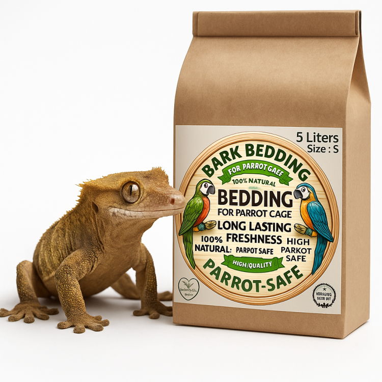 Přírodní kůra, velikost S 5 L – univerzální dekorace a úkryt do terária pro plazy a obojživelníky od ParrotPlanet.cz