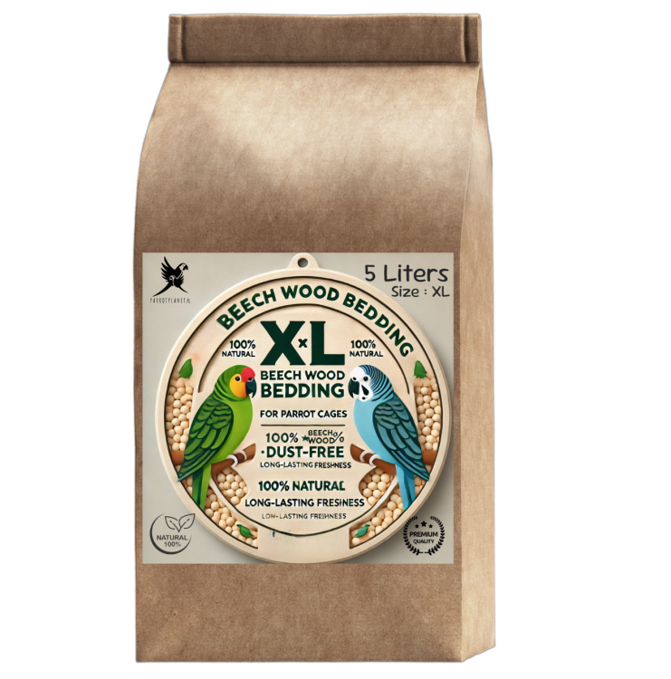Bukové štěpky velikost XL – přírodní, hygienický podklad pro terária plazů 5 l  od ParrotPlanet.cz