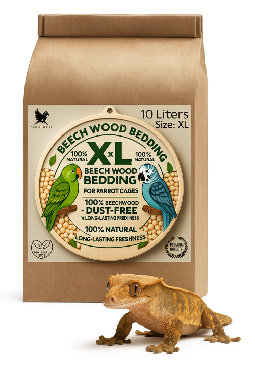 Bukové štěpky velikosti XL – přírodní, hygienický podklad pro terária plazů 10 l  od ParrotPlanet.cz