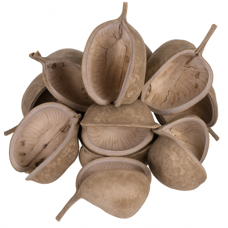 Přírodní ořech Buddy XL – úkryt a dekorace do terária pro plazy a pavouky od ParrotPlanet.cz