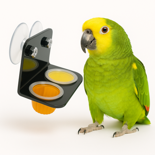 Akrylový držák –  na želé pro papoušky od ParrotPlanet.cz