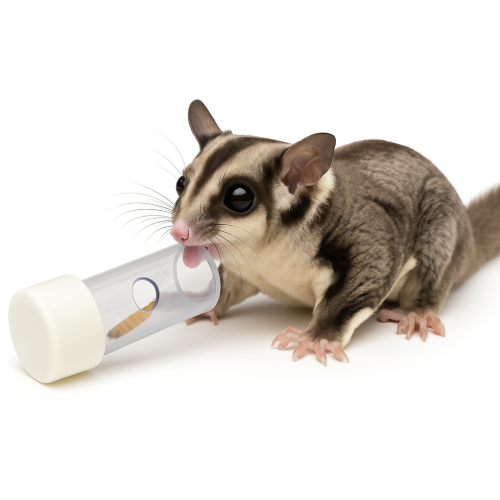 Tuba na pamlsky pro papoušky – hračka a smyslové krmítko s otvory od ParrotPlanet.cz