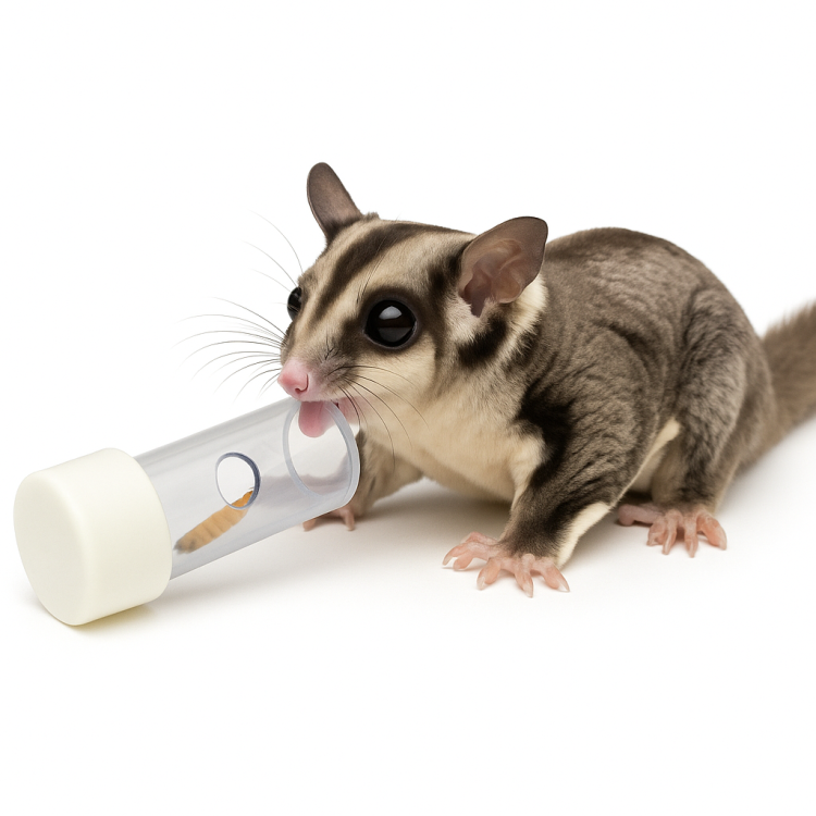 Tuba na pamlsky pro papoušky – hračka a smyslové krmítko s otvory od ParrotPlanet.cz