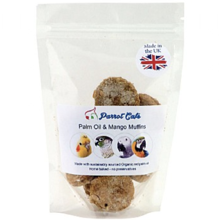 PaRRot Cafe Club - PaPuzie Muffiny Mango &amp; Palm Oil 100g od ParrotPlanet.cz