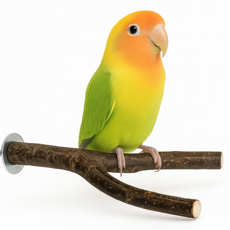 Dvojitá přírodní tyč – pro malé a střední papoušky 25 cm | Parrot Planet od ParrotPlanet.cz