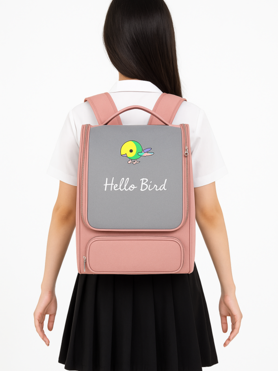 Batoh - přepravka pro papoušky s bidýlkem | Růžová od ParrotPlanet.cz