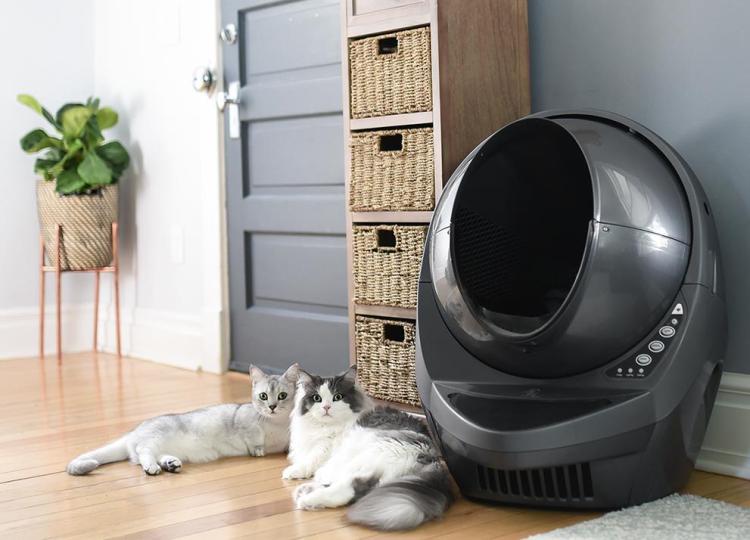Automatická toaleta pro kočky, samočisticí toaleta Litter Robot III Connect WIFI Grey od ParrotPlanet.cz
