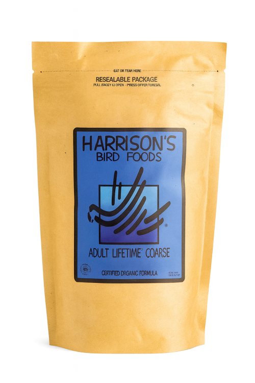 Harrison`s Adult Lifetime Coarse Organic Parrot Food - Celoroční granule pro střední a velké ptáky 450 g od ParrotPlanet.cz