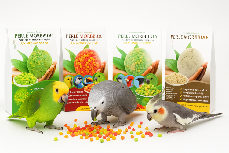 Ornitalia Perle Morbide FRUITS RED – Lahodné ovocné klíčky v barevných kuličkách pro všechny papoušky 4 kg od ParrotPlanet.cz