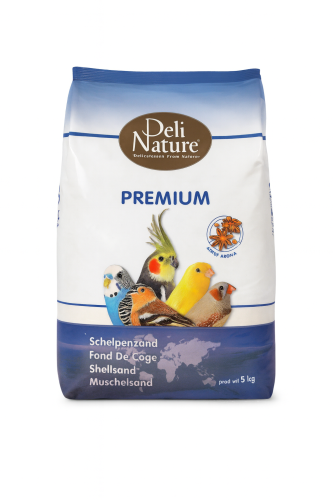 Deli Nature PREMIUM WHITE – bílý křemenný písek s lasturami (anýzový) 5 kg od ParrotPlanet.cz