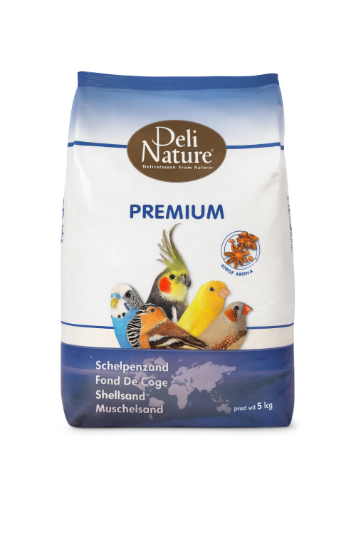 Deli Nature PREMIUM WHITE – bílý křemenný písek s lasturami (anýzový) 5 kg od ParrotPlanet.cz