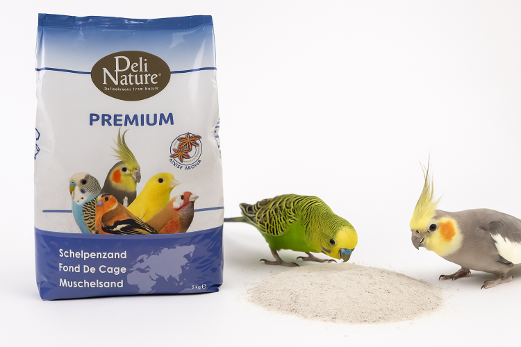 Deli Nature PREMIUM WHITE – bílý křemenný písek s lasturami (anýzový) 5 kg od ParrotPlanet.cz
