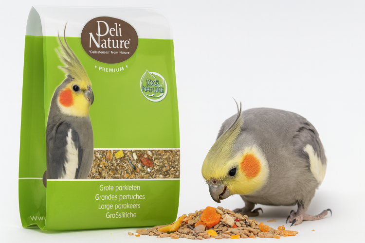 Deli Nature Premium+ Fruit – ovocná směs pro nimfy a další střední papoušky 1 kg od ParrotPlanet.cz