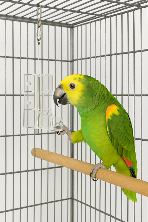 3 zásuvky s krmením – interaktivní hračka pro papoušky od ParrotPlanet.cz