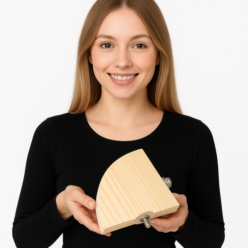 Dřevěný stolek – ideální místo pro malé a střední papoušky od ParrotPlanet.cz