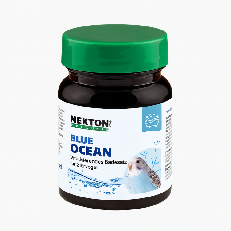 NEKTON-Blue Ocean | Přírodní koupelový přípravek pro papoušky | jemná péče o pokožku a peří 60 g od ParrotPlanet.cz