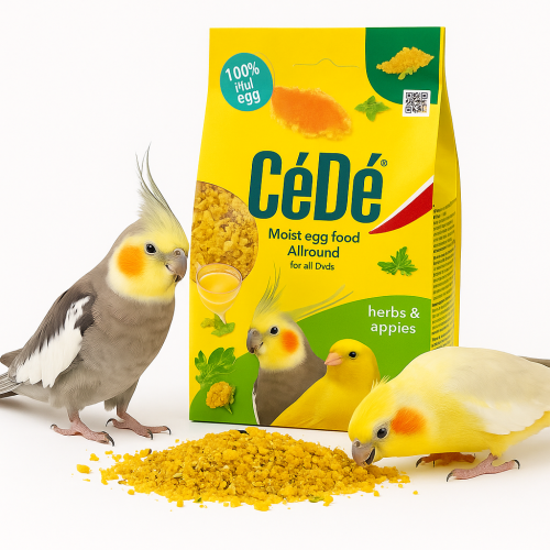 CEDE Allround Herbs Apple 200 g – Vaječná směs s jablkem a bylinkami pro nimfy a ostatní papoušky a ptáky od ParrotPlanet.cz