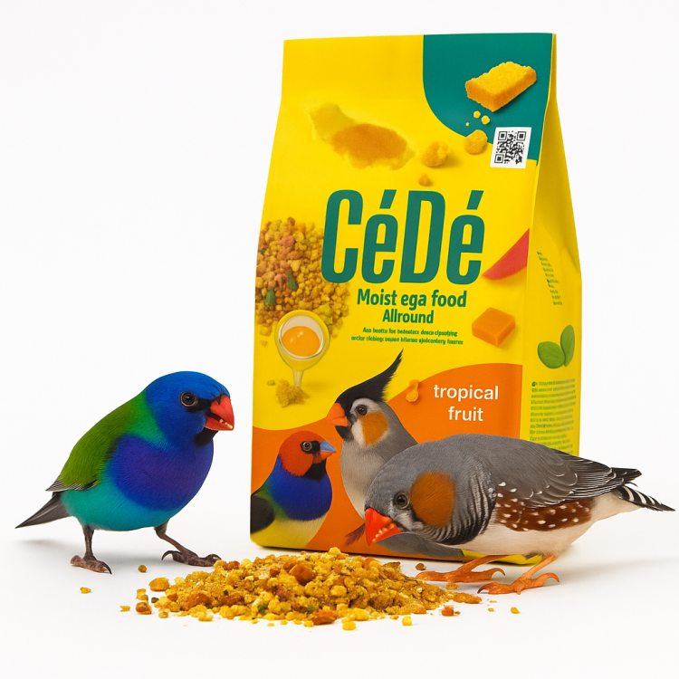 CEDE Allround Tropical Fruit – Vaječné krmivo pro ptáky 200 g | Vysokoproteinová směs s tropickým ovocem  od ParrotPlanet.cz