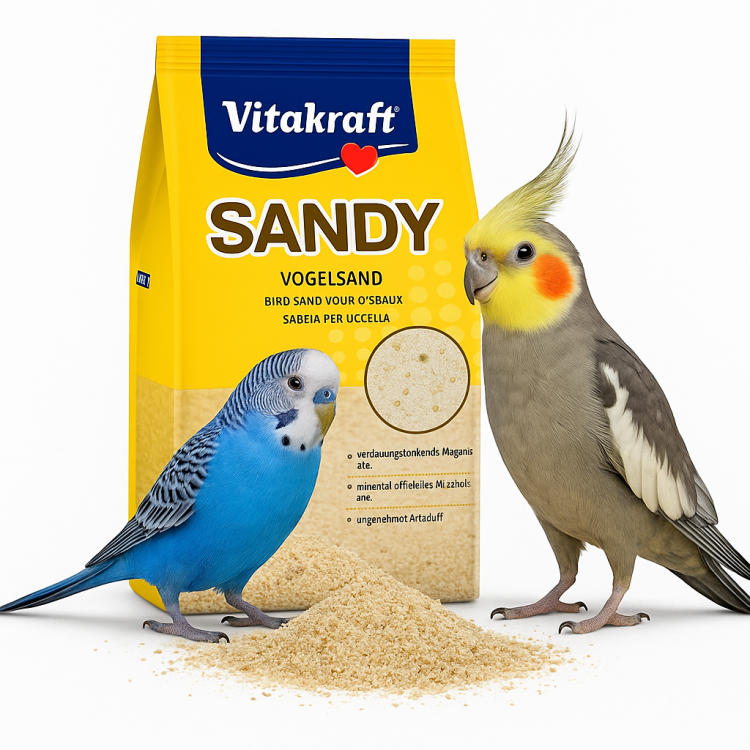 Vitakraft Sandy 2,5 kg – přírodní písek pro ptáky s ánisem a mušlemi od ParrotPlanet.cz