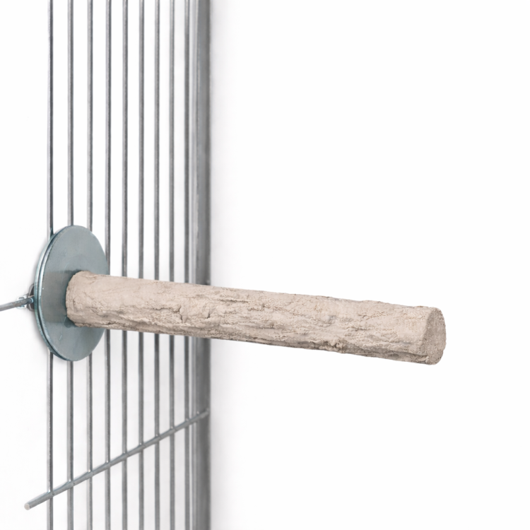 Back Zoo Nature Super Stone Perch 18 cm Ø25 mm – minerální bidýlko do klece pro střední papoušky na obrušování drápků a zobáku od ParrotPlanet.cz