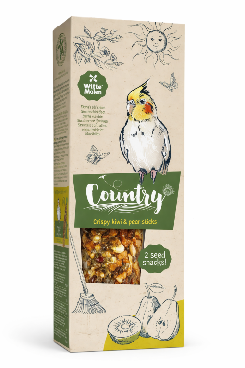 Witte Molen Country klasy pro korely a kakadu 140 g (2 ks) – Kiwi & Hruška od ParrotPlanet.cz
