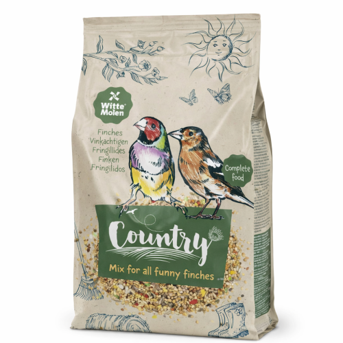 Witte Molen Country 600 g – krmivo pro zrnožravé ptáky (finches) s vitamíny a minerály od ParrotPlanet.cz