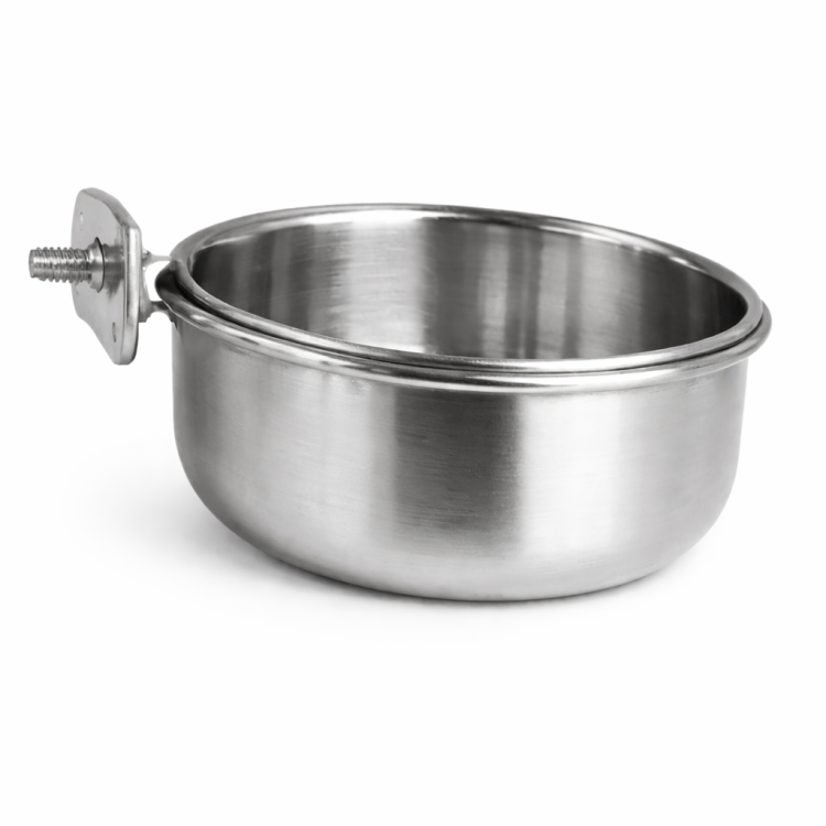 DUVO+ šroubovací miska do klece pro ptáky 9,5 cm 330 ml  od ParrotPlanet.cz