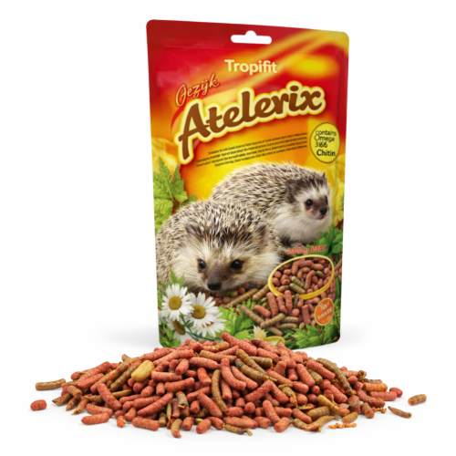 Tropifit Atelerix 300 g – krmivo pro ježky bělobřiché (africké) a zakrslé ježky s kuřecím masem a moučnými červy od ParrotPlanet.cz