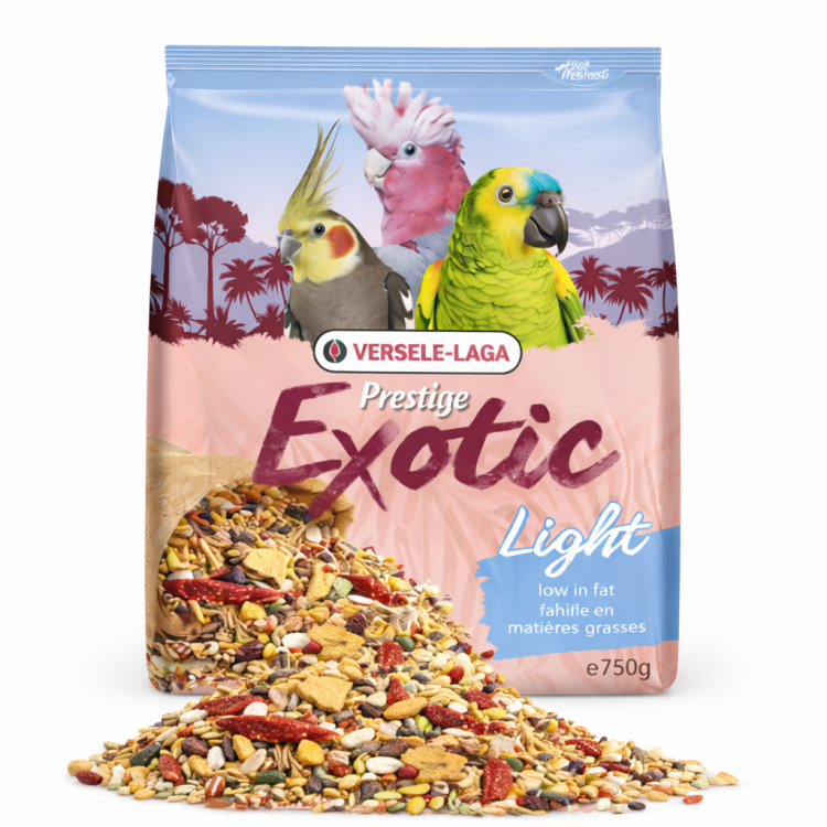 Versele Laga Exotic Light 750g - mieszanka z prażonymi ziarnami dla dużych i średnich papug od ParrotPlanet.pl
