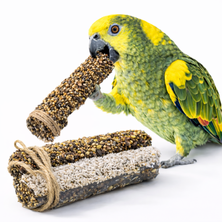 Klasy pro papoušky s moučnými červy, arašídy a kokosem – přírodní pochoutka pro papoušky 140 g  od ParrotPlanet.cz