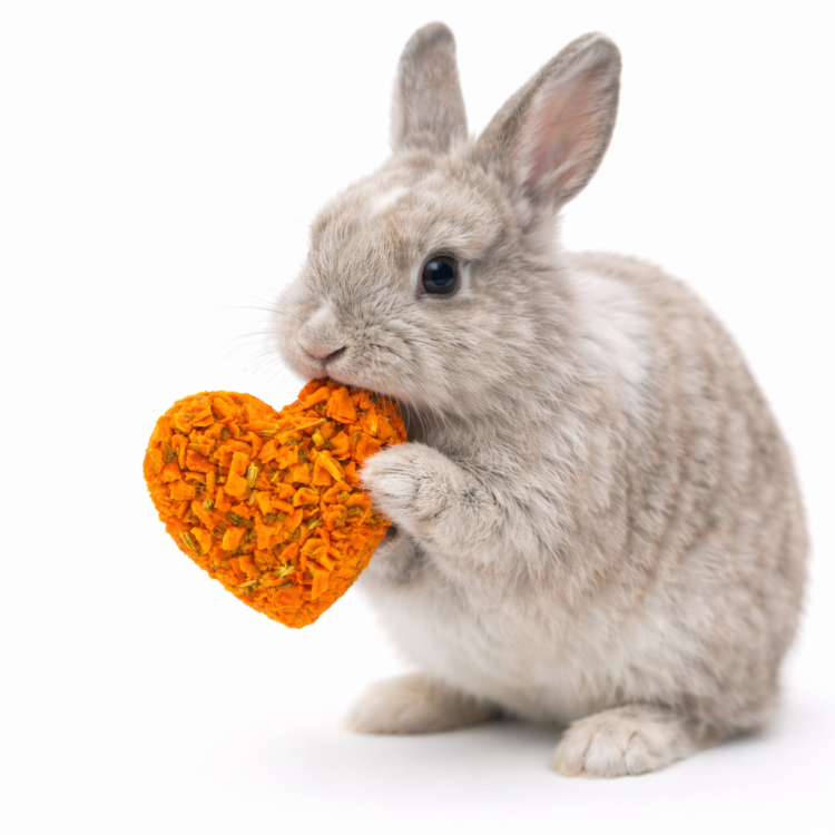 Mrkvové srdíčko pro hlodavce – přírodní pochoutka plná zdraví od ParrotPlanet.cz