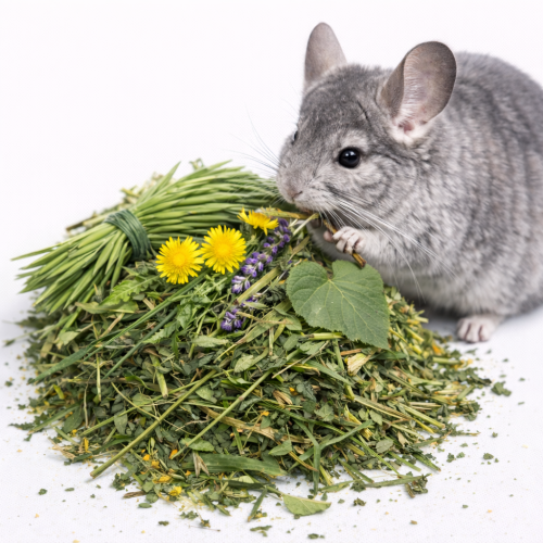 Venkovské bylinky pro činčily a osmáky – pochoutka 100 g od ParrotPlanet.cz