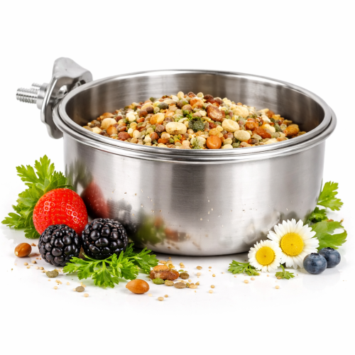 DUVO+ šroubovací miska do klece pro ptáky 14 cm 950 ml  od ParrotPlanet.cz