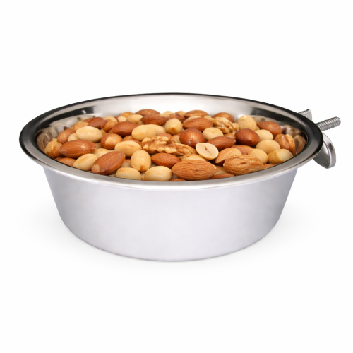 Nerezová kovová miska XL se šroubovým upevněním – 1,3 l.cz