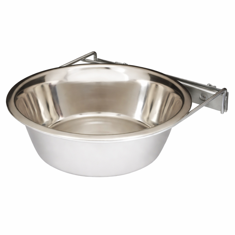 Kovová miska CLASSIC XL – pro papoušky, velká – 1,8 litru.cz