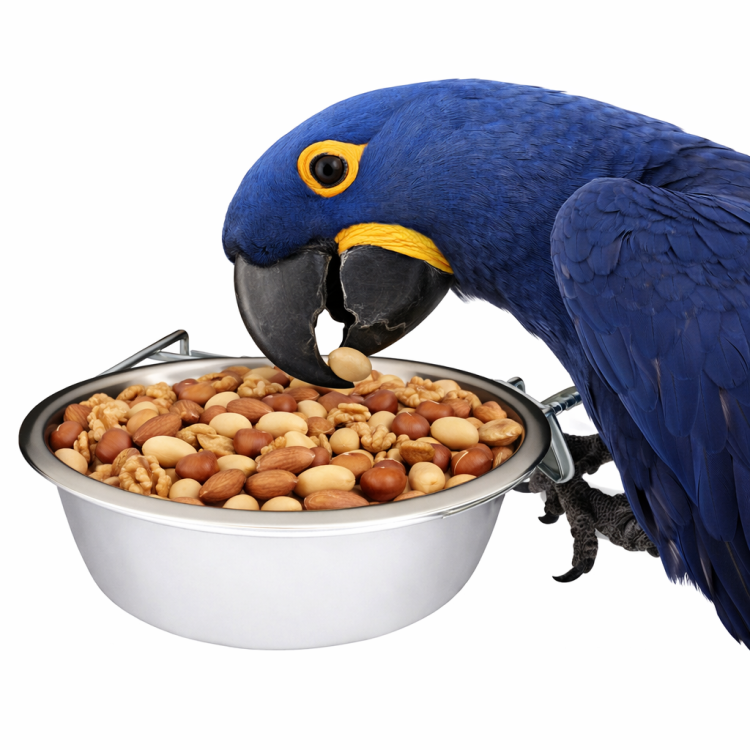 Kovová miska CLASSIC XXL – pro velké papoušky – 2,8 litru  od ParrotPlanet.cz