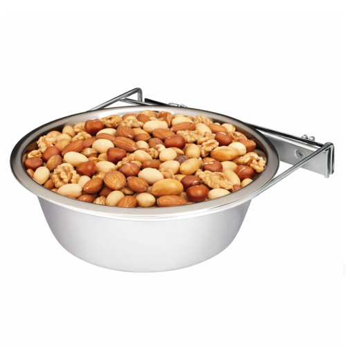 Kovová miska CLASSIC XL – pro papoušky, velká – 1,8 litru.cz