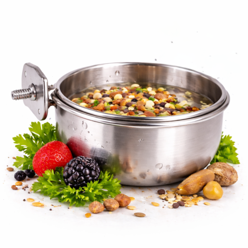 DUVO+ šroubovací miska do klece pro ptáky 9,5 cm 330 ml  od ParrotPlanet.cz