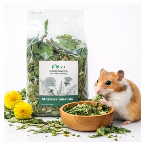 Listy pampelišky lékařské pro hlodavce – TIVO 600 g od ParrotPlanet.cz