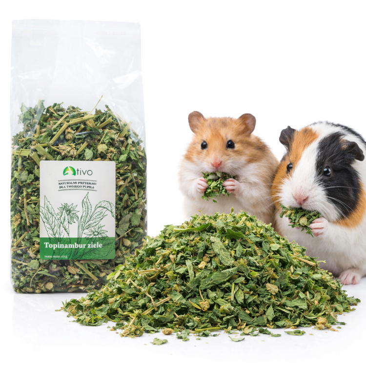 Nadzemní část topinamburu pro hlodavce – přírodní rostlinný doplněk | 150 g od ParrotPlanet.cz