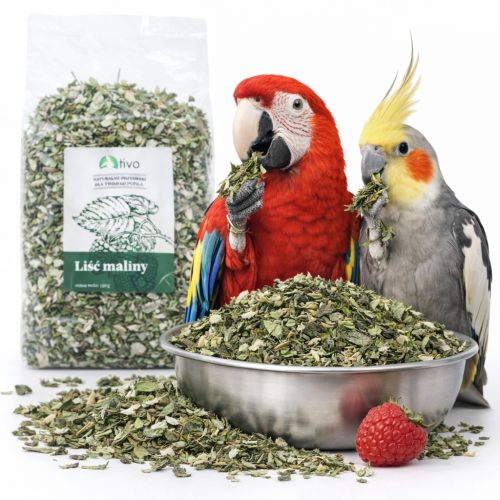 TIVO - Listy maliny pro všechny papoušky 150 g od ParrotPlanet.cz