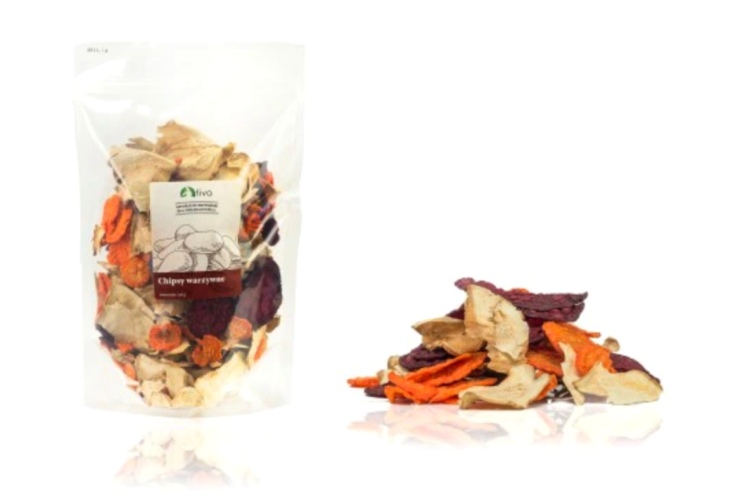 Zeleninové chipsy pro hlodavce – přírodní směs sušené zeleniny | 250 g od ParrotPlanet.cz